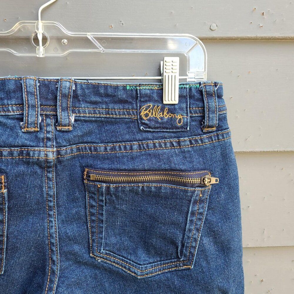 Billabong The Skinny Jean with Zipper Accents size 7 - Picture 9 of 15